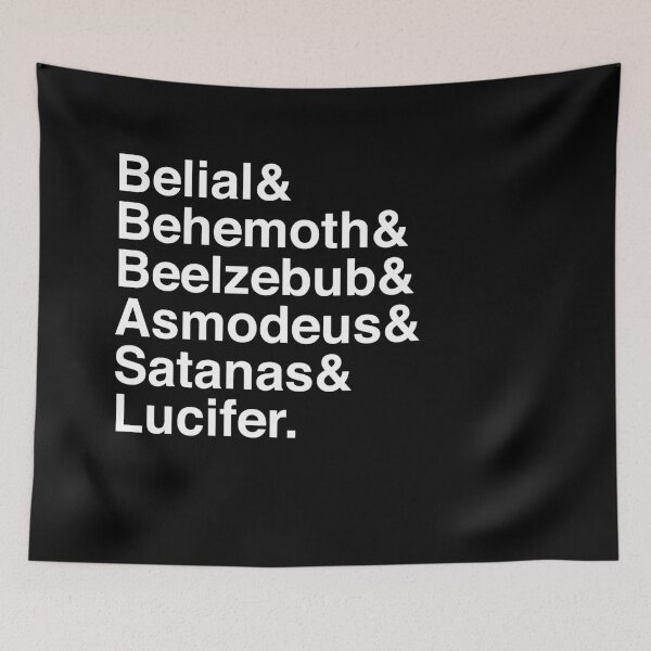Item preview, HELLvetica - Occult Devil Names - Slogan Design designed and sold by Nemons.