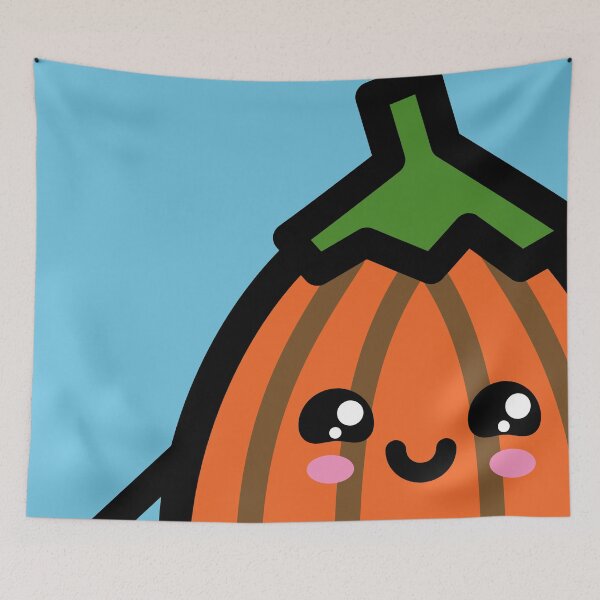 Item preview, Kawaii Creepy Egg Pumpkin  designed and sold by BirdAtWork.