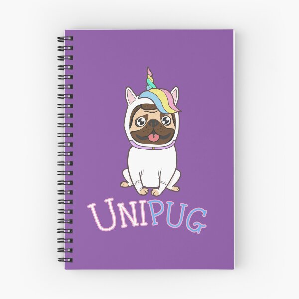 Item preview, UniPug - Cute Pug Unicorn Costume Pug Art designed and sold by James Crowe.