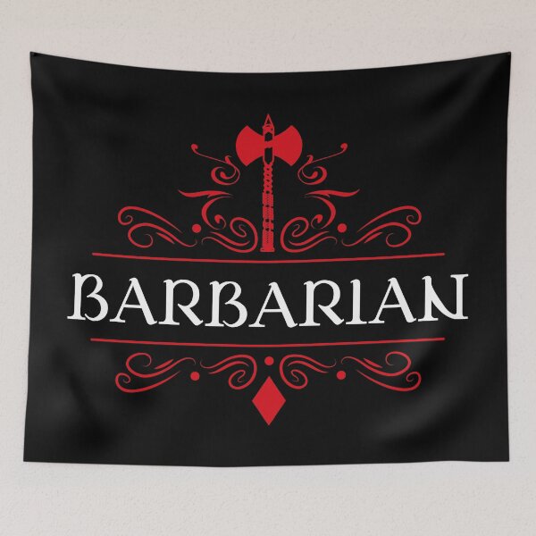 Item preview, Barbarian Game Night Uniform Tabletop RPG Character Classes Series designed and sold by pixeptional.