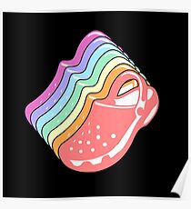 Crocs Rainbow Set Poster