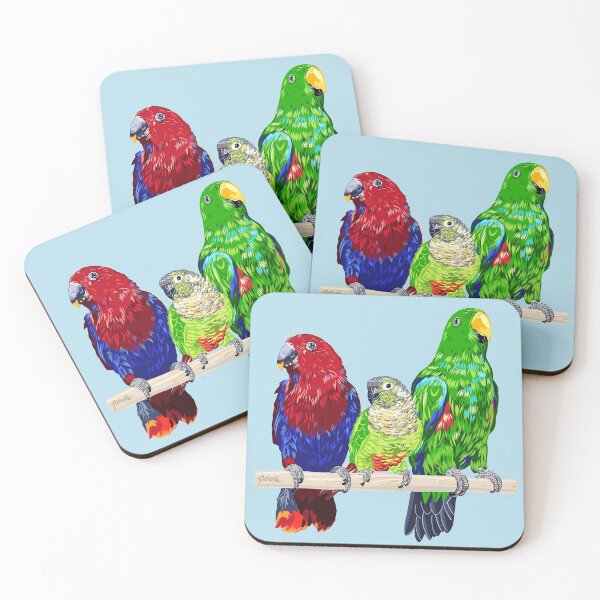 Item preview, 3 Parrots designed and sold by Michelle Phong.