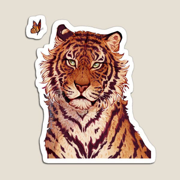 Siberian tiger  Magnet