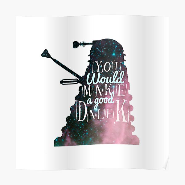 Poster Doctor Who Quotes Redbubble