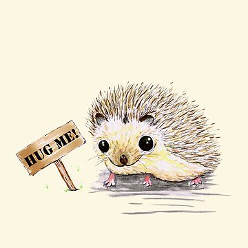 Artwork thumbnail, Hughog hedgehog by Bwiselizzy