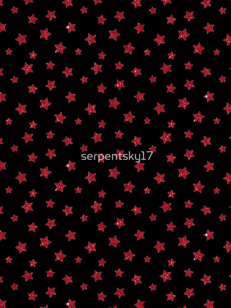 Red Glitter Stars All Over Pattern" A-Line Dress for Sale by serpentsky17 |  Redbubble