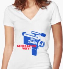 conan gray generation why Women's Fitted V-Neck T-Shirt
