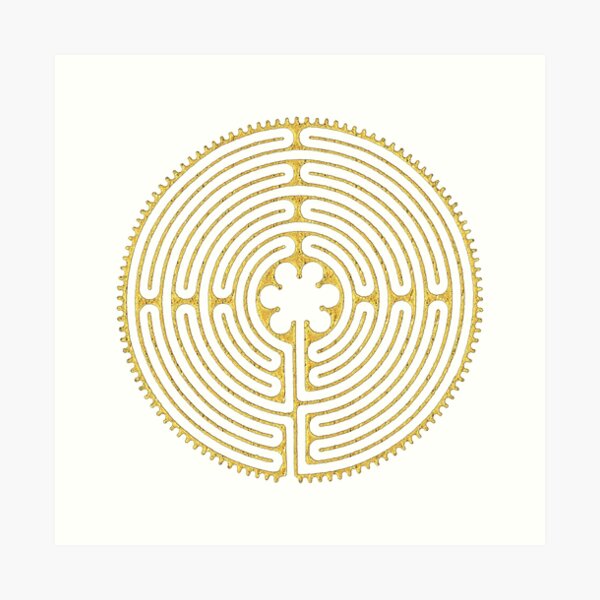 Item preview, Sacred Geometry Symbol - Chartres Labyrinth 2 designed and sold by EDDArt.