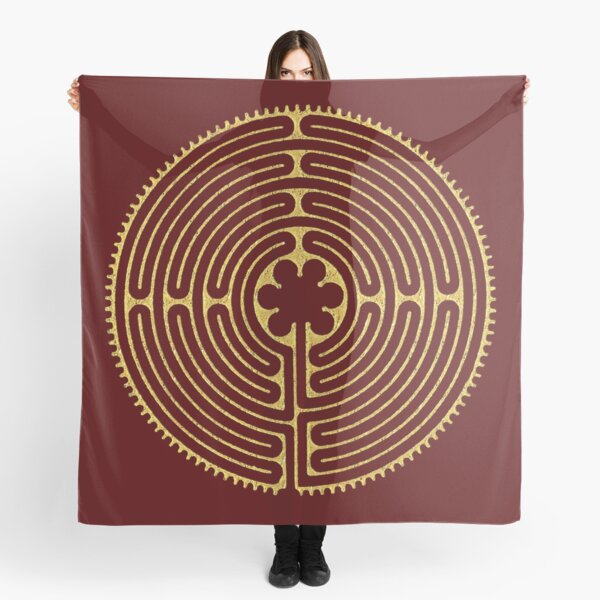 Aperçu de l'œuvre Symbole de la géométrie sacrée - Labyrinthe de Chartres 2 créée et vendue par EDDArt.