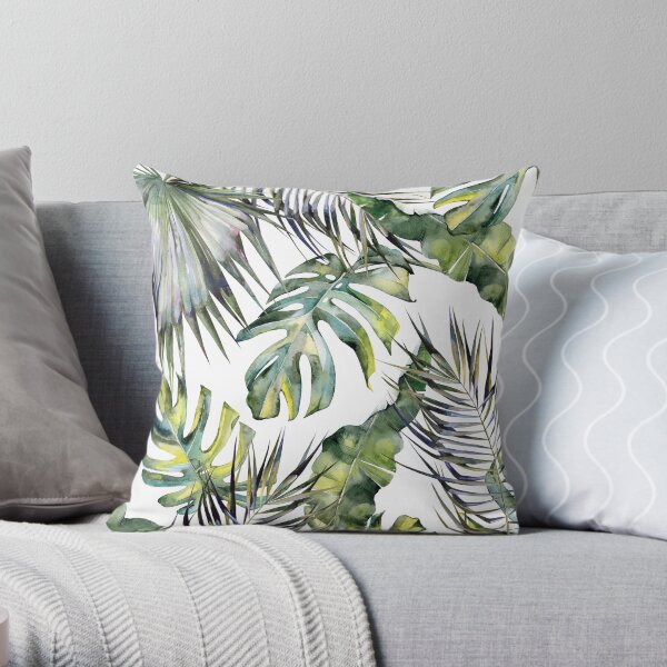 TROPICAL GARDEN 2 Throw Pillow
