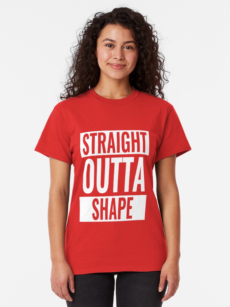 in shape t shirt