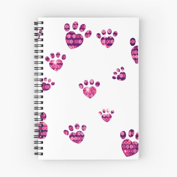 Item preview, Pink Sequin Paw Prints designed and sold by SerpentSkyArts.