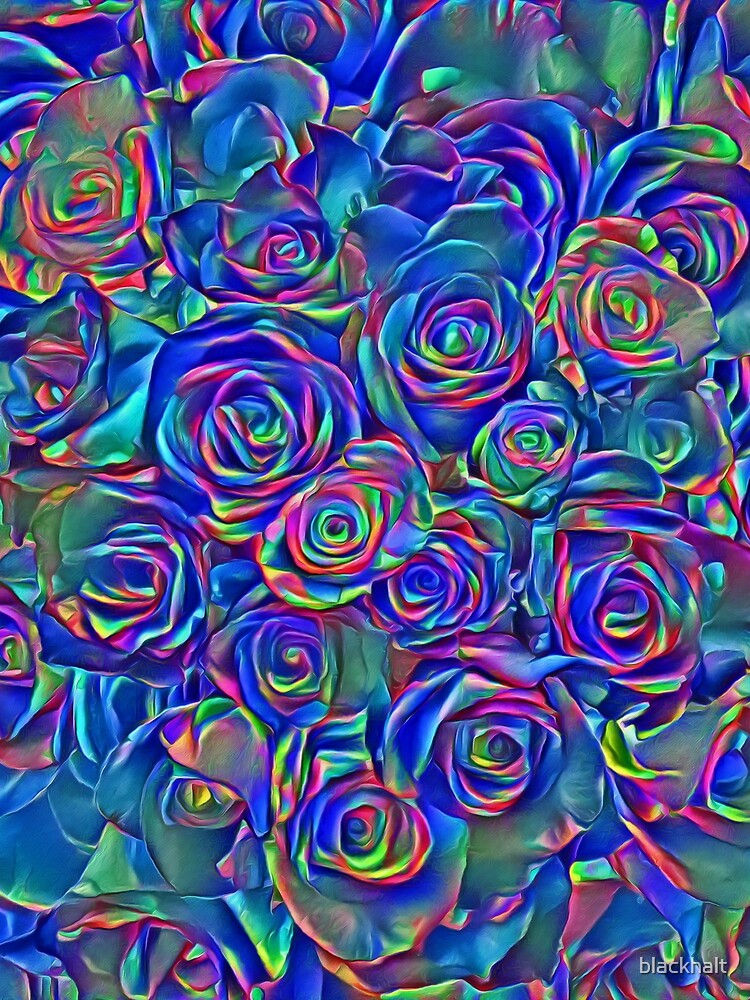 Roses of cosmic lights by blackhalt