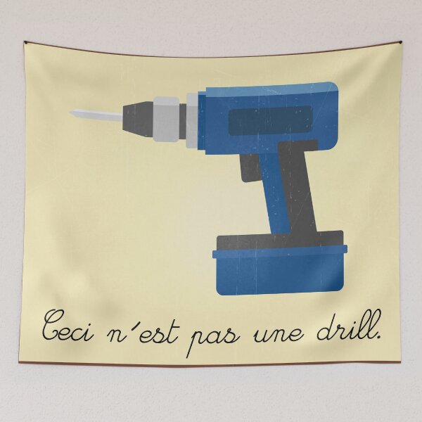 Item preview, Ceci N'est Pas une Drill designed and sold by Pink Bullets.