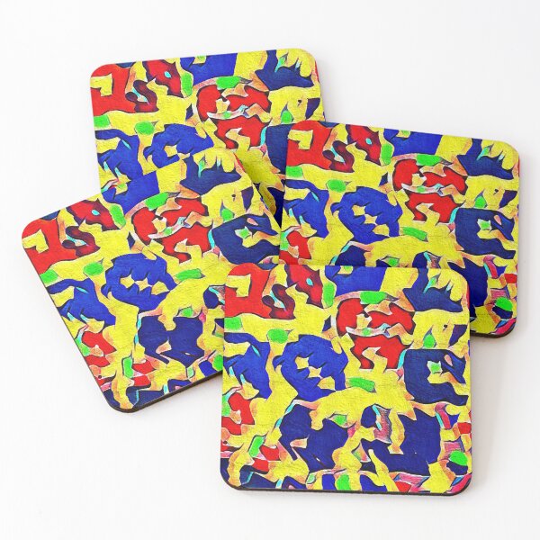 Item preview, Concrete colorful shapes designed and sold by lalylaura.