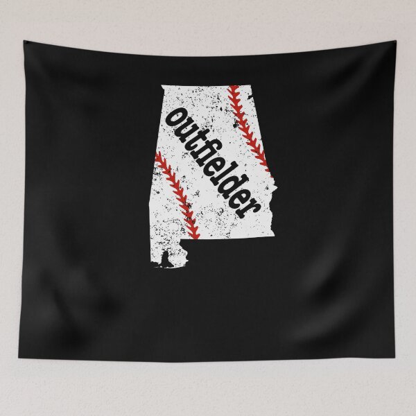 Artikelvorschau, Alabama Outfeild Softball Baseball Outfeild Shirt entworfen und verkauft von shoppzee.