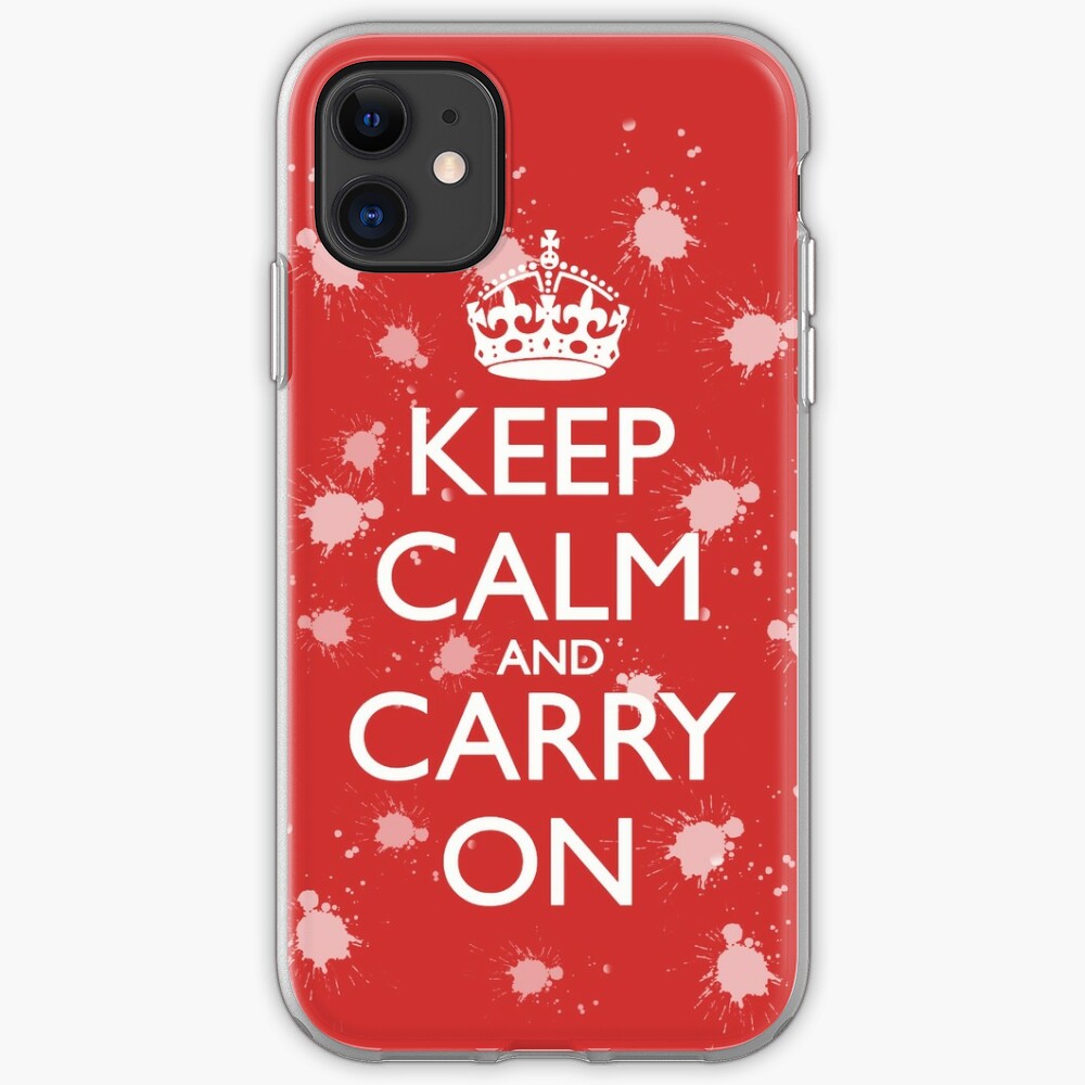 Original Keep Calm And Carry On Iphone Case Cover By