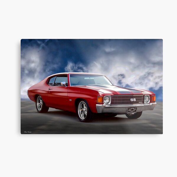1972 Chevelle Malibu SS Metal Print