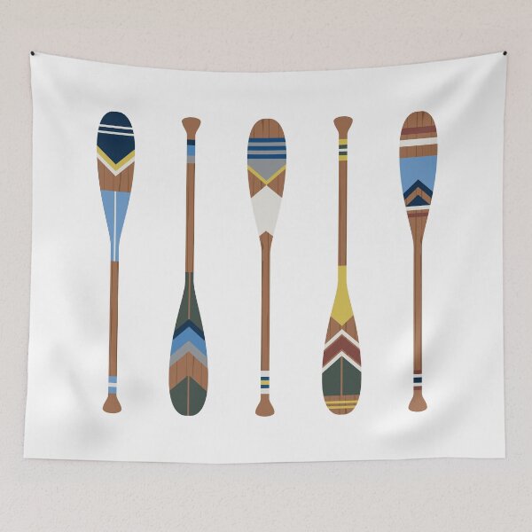 Item preview, Painted Oars designed and sold by GreatLakesLocal.
