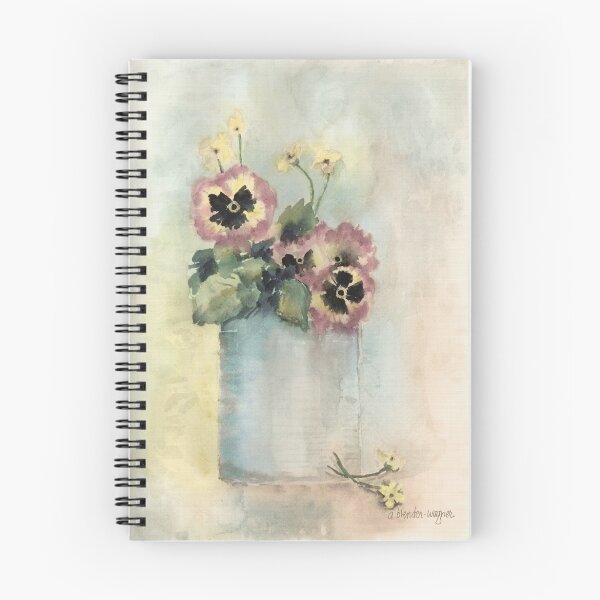Item preview, Pansies In A Can designed and sold by Arline Wagner.