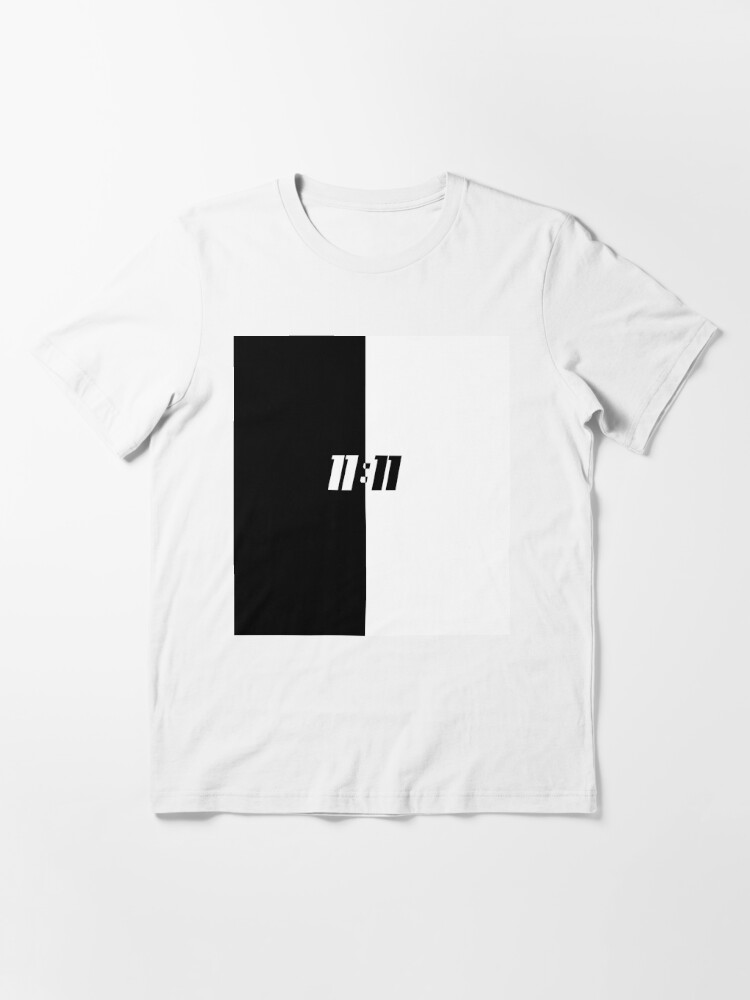 Half Black Half White 11 11 T Shirt By Eleveneleven Redbubble