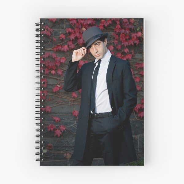 Item preview, Male model against red ivy  designed and sold by Stephen Colquitt.