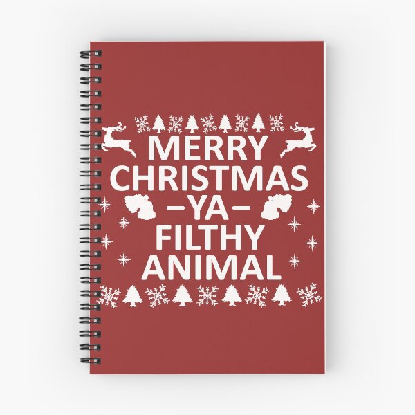 Item preview, Merry Christmas Ya Filthy Animal. designed and sold by Spoof-Tastic.
