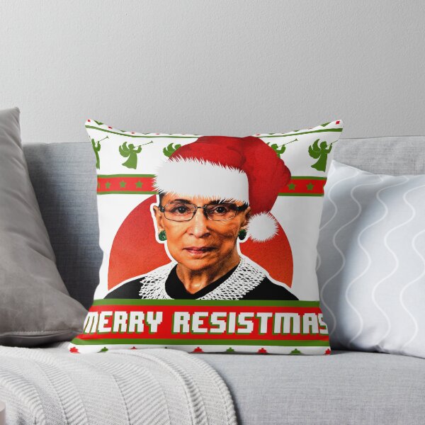 Item preview, Holy RBG Happy Merry Ugly Resistmas Winter Holiday Tshirt designed and sold by ginakozak.