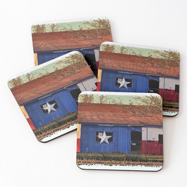 Item preview, Sunset Flag Barn designed and sold by Warren Paul Harris.