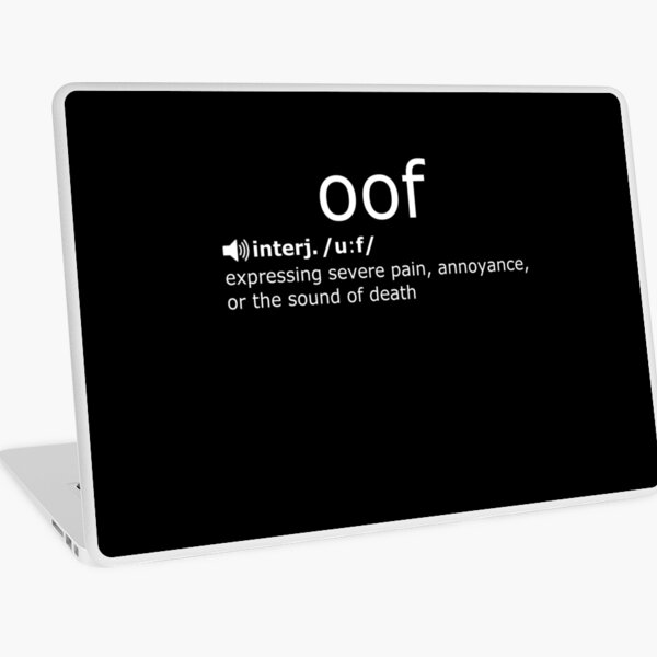 Roblox Death Laptop Skins Redbubble - roblox death sound lyrics