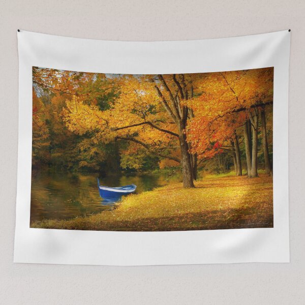 Item preview, Autumn - My favorite fishing spot designed and sold by Mike Savad Photography.