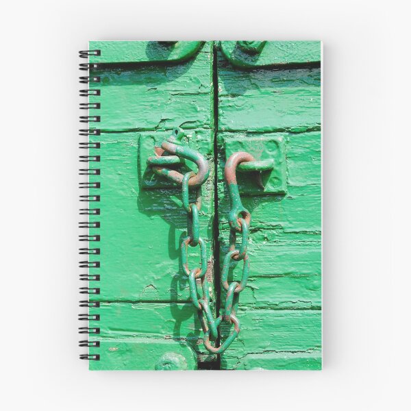 Item preview, Green trailer & rusty chain designed and sold by buttonpresser.