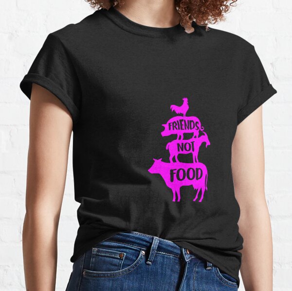 Buddy Not Burger Damen T-Shirt Vegan Vegetarier Tierschutz Speziesismus Fun Kuh