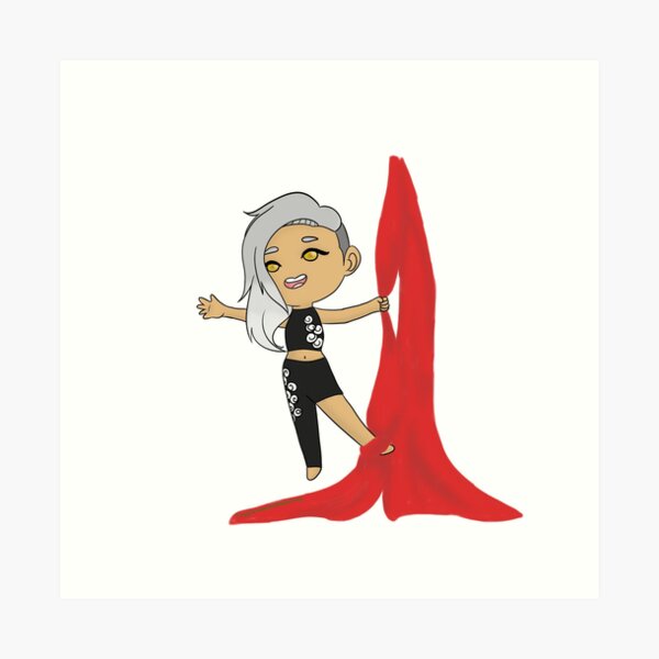 Aperçu de l'œuvre Chibi aérienne ~ Soie créée et vendue par TinyGrassSleeps.