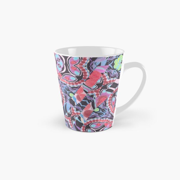 Pencil Print Diagonals Fall Into Winter Design Collection by Green Bee Mee Tall Mug
