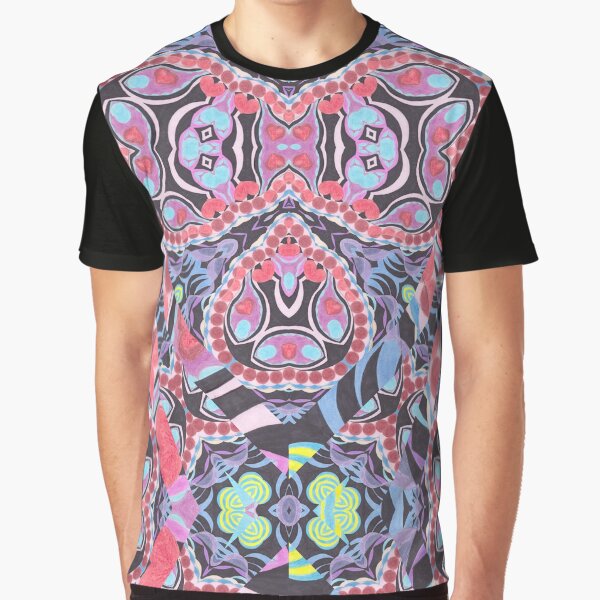Pencil Print Diagonals Fall Into Winter Design Collection by Green Bee Mee Graphic T-Shirt