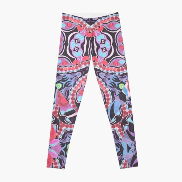 Pencil Print Diagonals Fall Into Winter Design Collection by Green Bee Mee Leggings