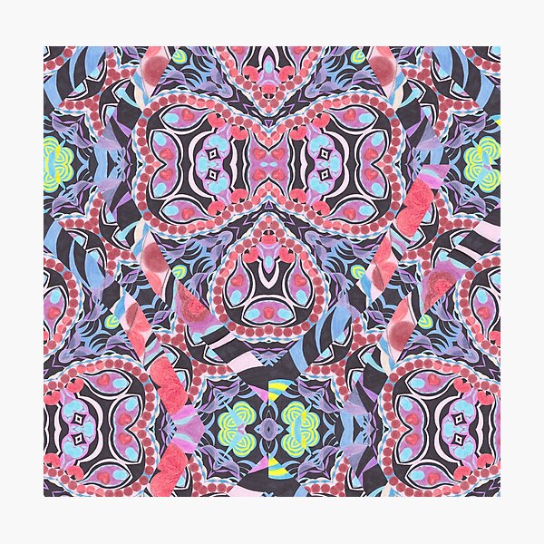 Pencil Print Diagonals Fall Into Winter Design Collection by Green Bee Mee Photographic Print