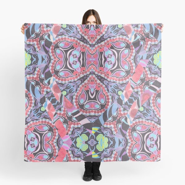 Pencil Print Diagonals Fall Into Winter Design Collection by Green Bee Mee Scarf