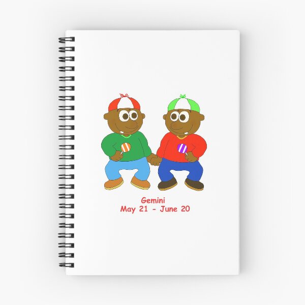 Item preview, Gemini - Cartoon Twins Black designed and sold by MATAL.