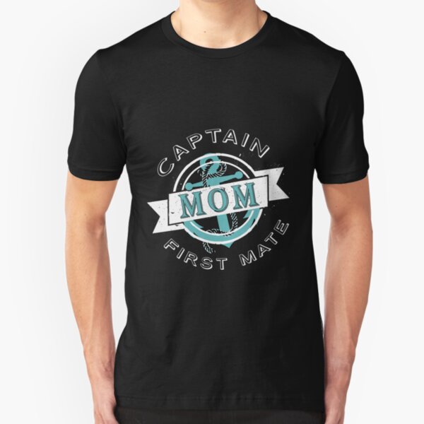 Captain Mom Pirate Tee Funny Mother In Charge Sailor Gift