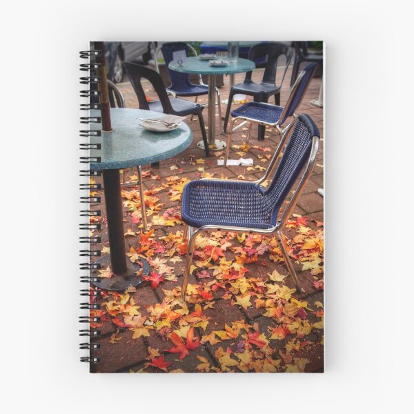 Item preview, Autumn leaves outside a cafe in Stirling, Adelaide Hills designed and sold by Elana Bailey.