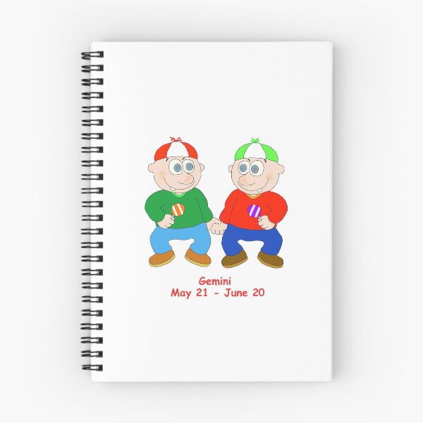 Item preview, Gemini - Cartoon Twins White designed and sold by MATAL.