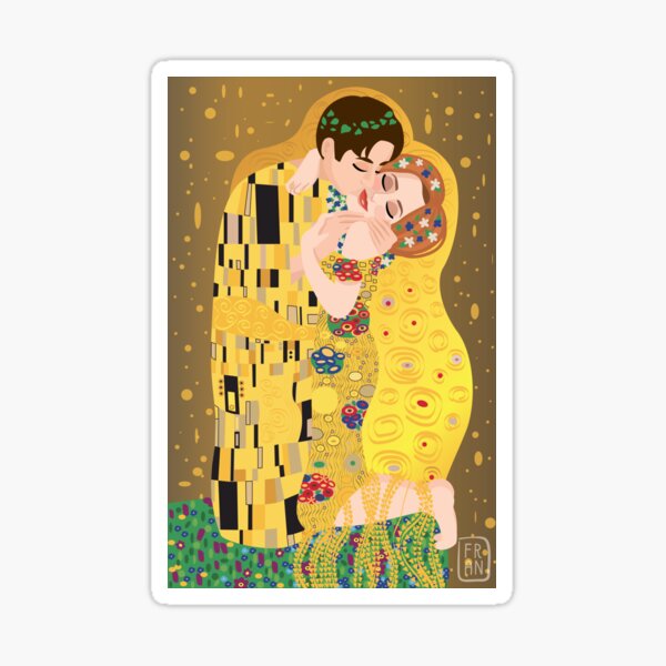 Aperçu de l'œuvre Mulder et Scully - Klimt créée et vendue par francadraws.