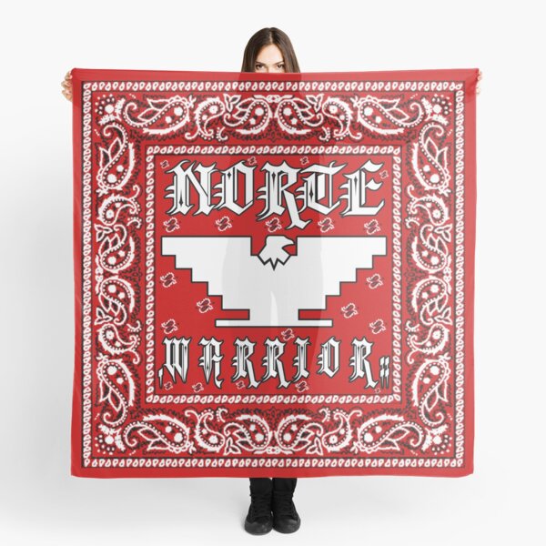 "Norte Warrior" (Red Bandanna Design) Scarf