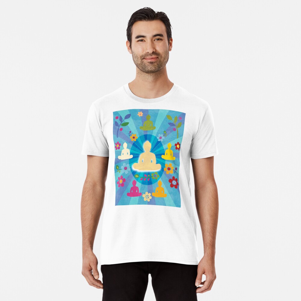 Radiating Buddha and Sangha Premium T-Shirt