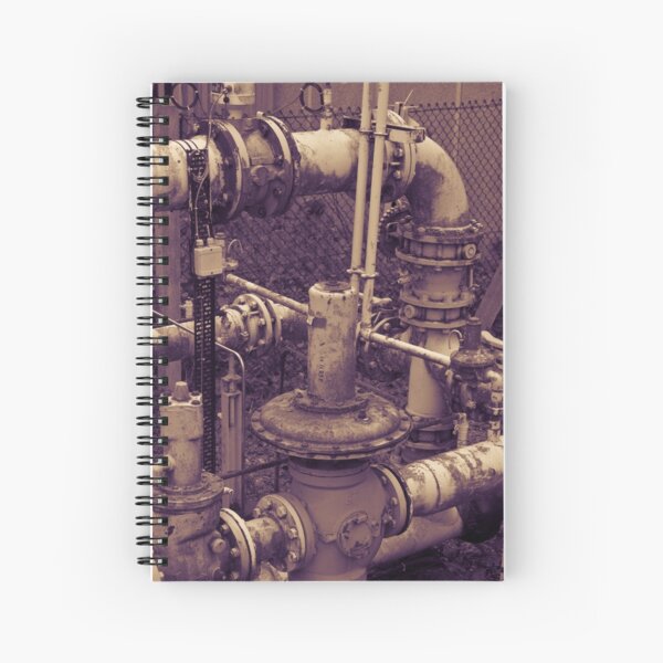 Rusty Pipe Duo Tone Spiral Notebook
