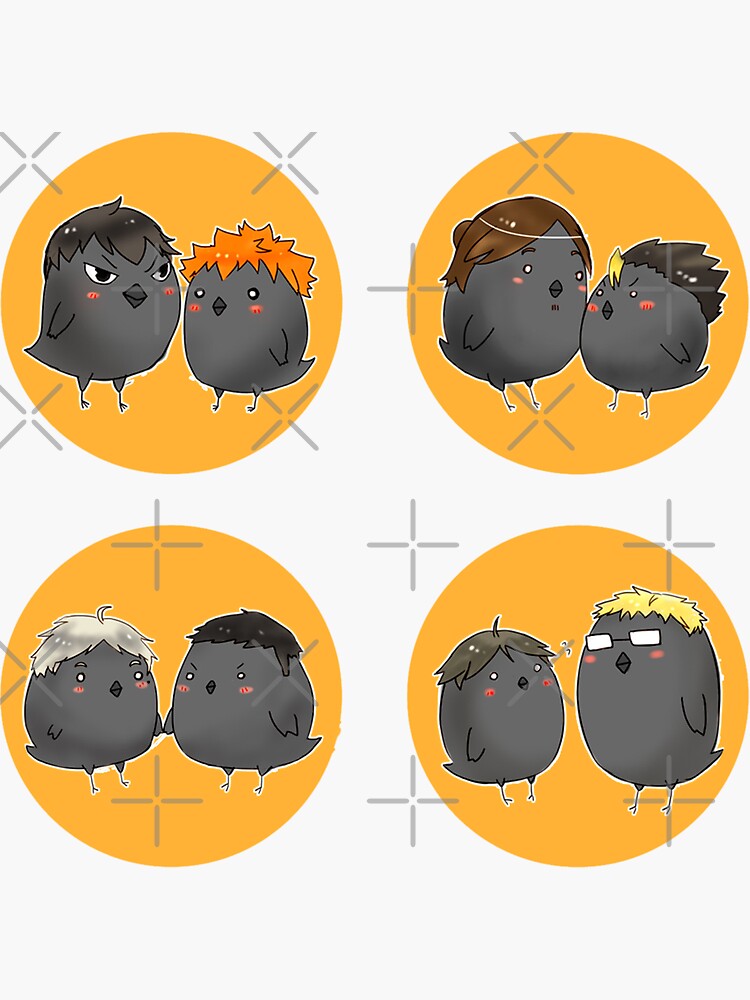 Haikyuu Little Round Crows by candypiggy