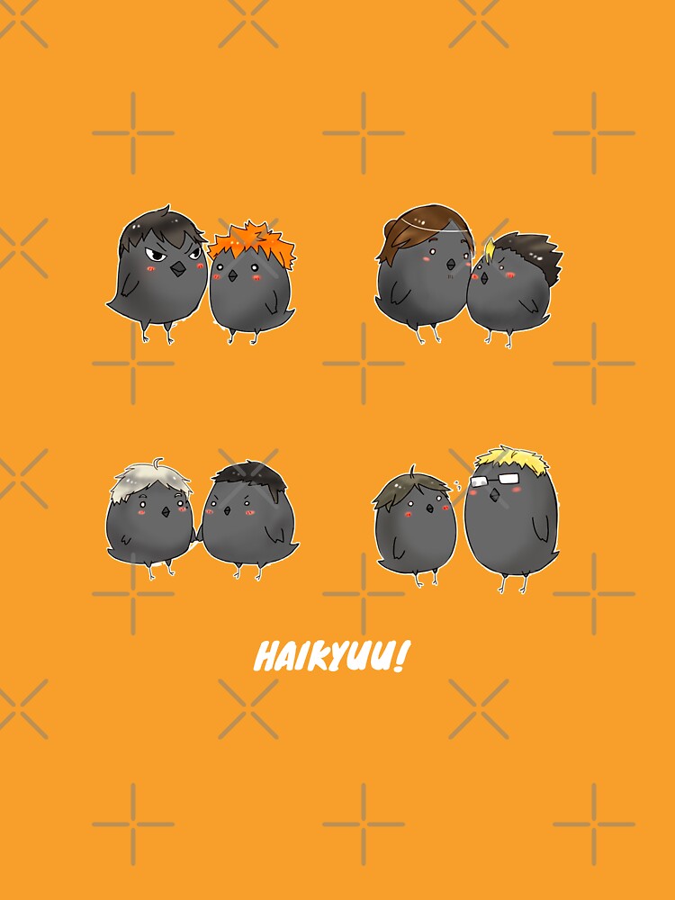 Haikyuu Little Round Crows by candypiggy