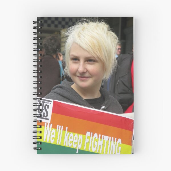 Item preview, Protestor at Gay Rally designed and sold by Andrew  Makowiecki.